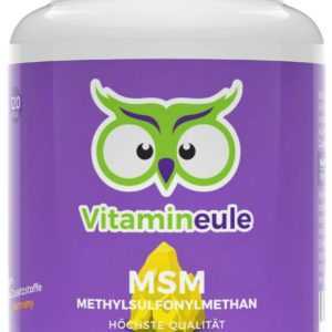 MSM Kapseln / Tabletten - hochdosiert - 600mg - ohne Zusätze - Vitamineule