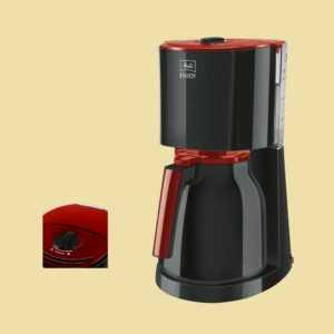 Melitta Thermo-Kaffeemaschine Enjoy Therm 1017-10 - schwarz/rot