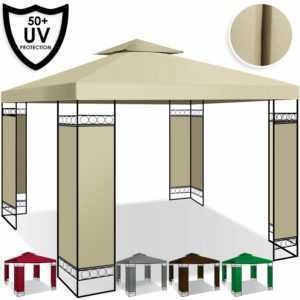 KESSER® Pavillon 3x3m Luxus Festzelt Partyzelt Gartenpavillon Garten Gartenzelt