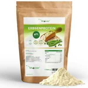 ERBSENPROTEIN 1,1kg / 1100g - 87% Proteingehalt - Vegan Protein-isolat Erbsen