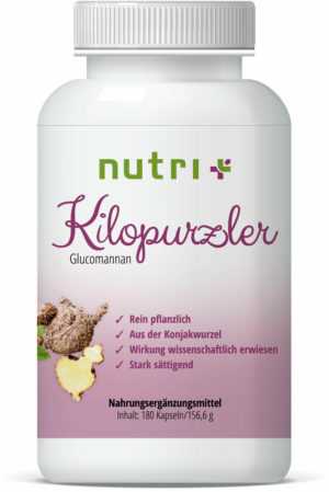 APPETITZÜGLER aus Glucomannan - Sättigung - 180 Diät Caps - Abnehmen ohne Hunger