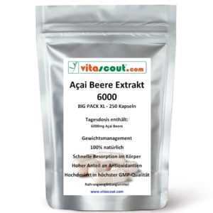 Acai Beere Berry 6000! 250 Kapseln - SB: Fettverbrennung - Detox - Diät*