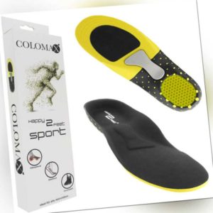 COLOMAX Sport Einlegesohlen Orthopädische Fersensporn Gel Arbeitsschuhe Einlagen