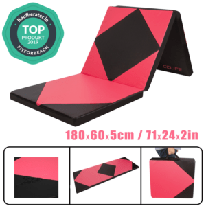 Klappbar Turnmatte Weichbodenmatte Gymnastikmatte Yogamatte Fitnessmatte180x60x5