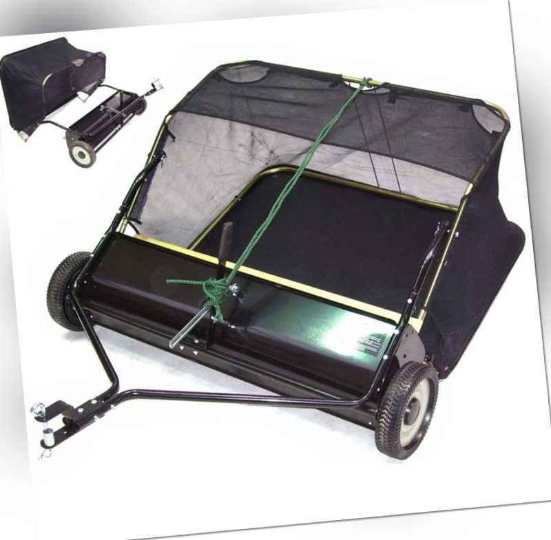 55200 Kehrmaschine 105cm Rasenkehrer Rasenkehrmaschine Aufsitzmäher Rasentraktor