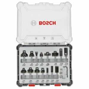 Bosch Freihandfräser-Set. 8-mm-Schaft. 15-teilig