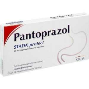 PANTOPRAZOL STADA protect 20 mg magensaftres.Tabl. 14 St PZN 6415618