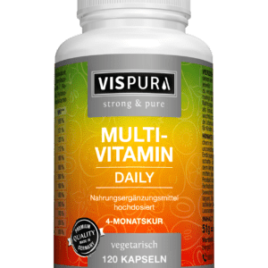 (€33,27/100g) Multivitamin Daily hochdosiert (ohne Jod) 120 vegetarische Kapseln