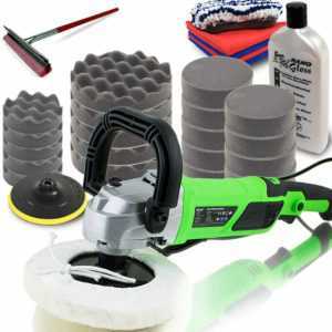 BITUXX Polierset Autopoliermaschine KFZ Autopflege Lack Nano Politur Set 7