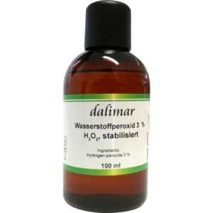 Wasserstoffperoxid H2O2 stabilisiert food grade Rohstoff für WHO-Rezept 100 ml