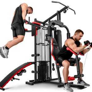 Kraftstation Fitnessstation Multigym Fitnesscenter 1054K 3 Stationen + 72 kg