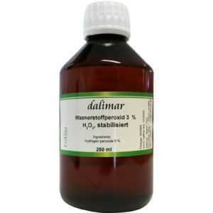 Wasserstoffperoxid H2O2 stabilisiert food grade Rohstoff für WHO-Rezept 250 ml