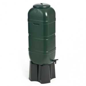 Regentonne Wassertonne Regenfass Wasserfass mit Stand Zubehör Füller 100 Liter