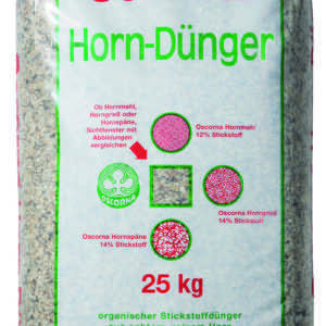 Oscorna Hornspäne 25 kg organischer Gartendünger Naturdünger Horndünger