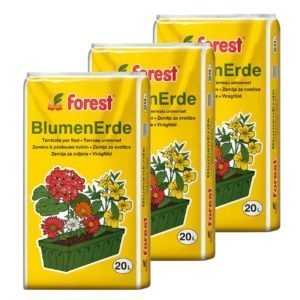 Universal-Blumenerde 3 Sack á 20 L=60 Liter Blumen-Erde NEU Qualitäts-Pflanzerde