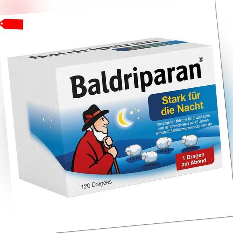 BALDRIPARAN STARK F D NACHT Tabletten 120 Stück PZN:01819245