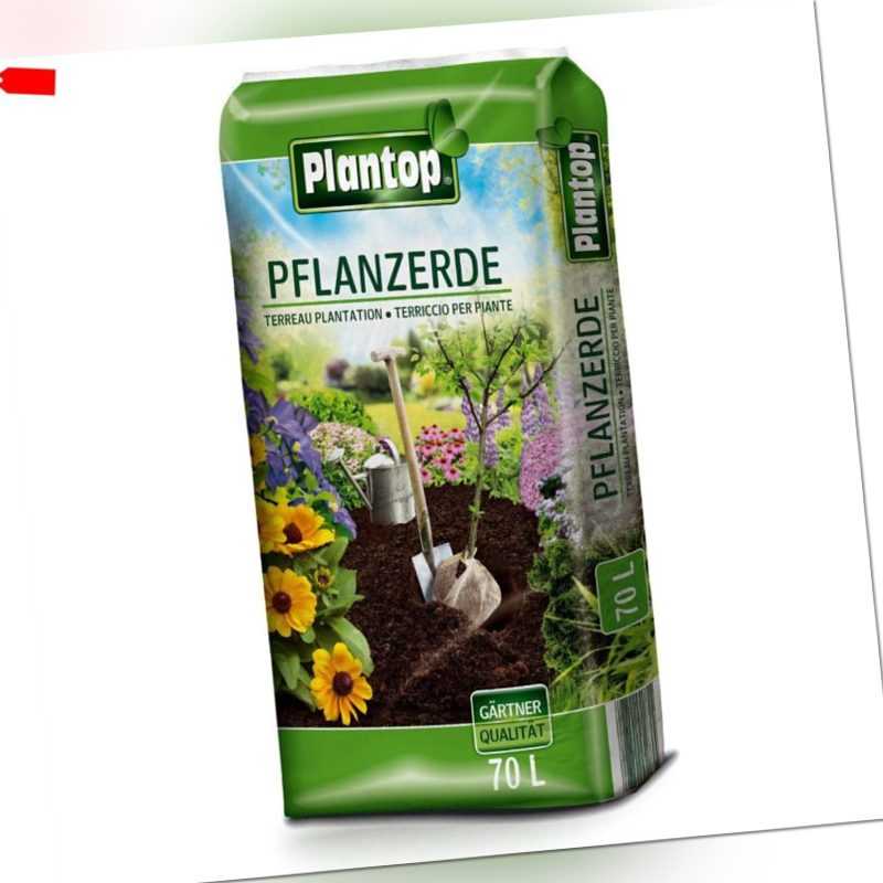 PLANTOP Pflanzerde 70 L Blumenerde 70 Liter Gartenerde Pflanzenerde Humus Erde