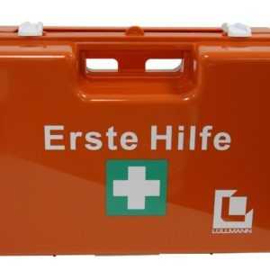 Verbandskasten Erste Hilfe Koffer DIN 13157 Verbandkasten + Halter orange Dom