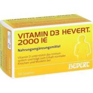 VITAMIN D3 Hevert 2.000 I.E. Tabletten 120 St PZN 11295441