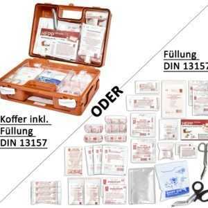 Erste Hilfe für Betriebe nach DIN/EN 13157 inkl. Verbandbuch & Hygieneset