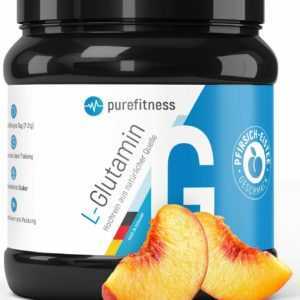 Premium L Glutamin Pulver Aminosäuren Eistee Neutral Vegan 100 Portionen 500g