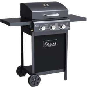 Activa Gasgrill Cabrio » 12200R « - 3-Brenner - 8,1 kW - verchromtes Grillrost