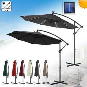 300/350cm Sonnenschirm Ampelschirm Gartenschirm Marktschirm Sonnenschirm Alu Neu