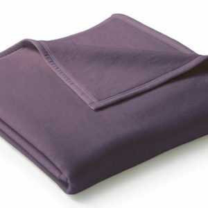 Bocasa Wohndecke Uno Cotton, Farbe holunder, Gr. 150x200 cm