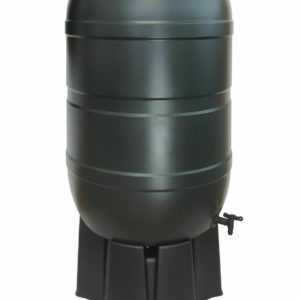 Wassertonne 210 L Regentonne mit Standfuß Wasserspeicher Regenfass Wassertank