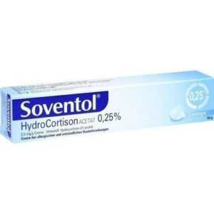 SOVENTOL Hydrocortisonacetat 0,25% Creme 50 g PZN 10714396