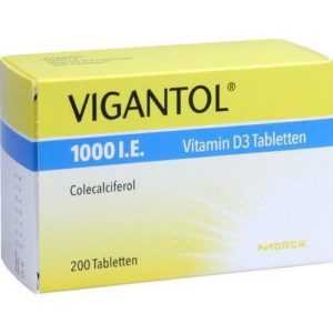 VIGANTOL 1.000 I.E. Vitamin D3 Tabletten 200 St PZN 13155690