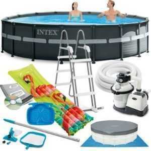 INTEX Ultra Frame Swimming Pool 549x132 cm Schwimmbecken Stahlrahmen 26330