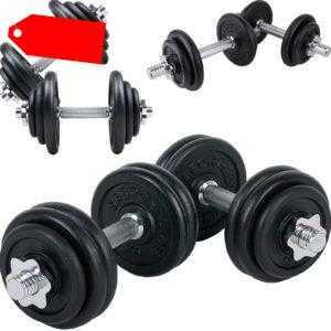 ScSPORTS® Kurzhantelset Kurzhantel Hantelset Guss 30mm 10kg 15kg 20kg 30kg 40kg