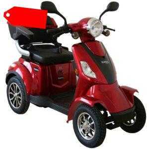 Rolektro E-Quad 25 Rot 1000W Seniorenmobil Elektroroller Elektromobil Rollstuhl