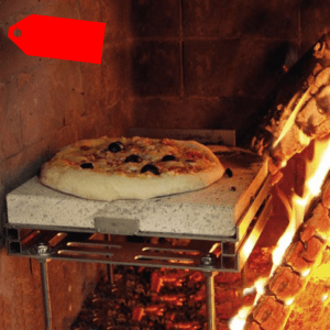 Pizza Casa Pizzastein Set für Ihren Kaminofen Pizzaofen Grill wie...