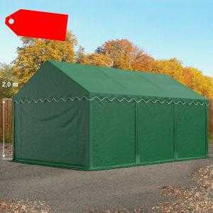 Lagerzelt 3x6m Weidezelt Unterstand PVC Zelt wasserdicht dunkelgrün NEU