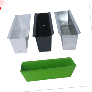 Set Blumenkästen Pflanzkasten Balkonkasten Metall Einsatz für Europalette