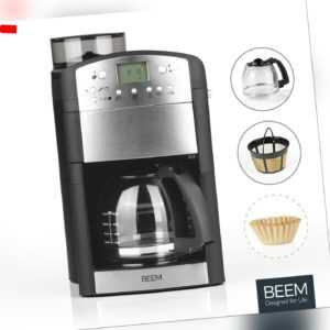 Kaffeemaschine Timer Mahlwerk Kaffeeautomat Glaskanne 10 Tassen...