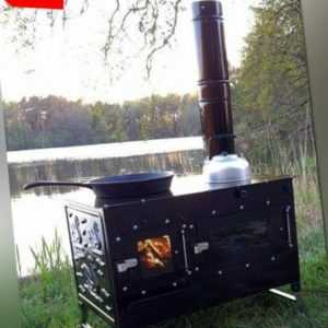 Holz-&Kohlegrill mit Backfach, Herdplatte "Rosalie" Gartenkamin Pizzaofen ...