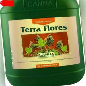 CANNA Terra Flores (NPK 2-2-4) 5 L Blütedünger für den Anbau auf Erde