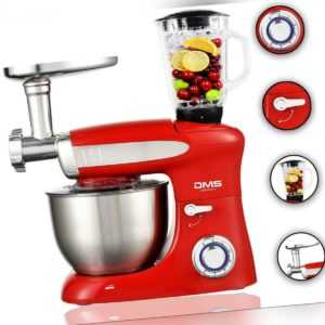 3in1 Küchenmaschine StandMixer Ice Crusher Fleischwolf Teigkneter...