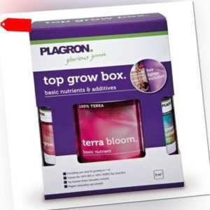 Plagron Top Grow Box Terra Dünger Komplettset für Erde DüngerSet für 1 m²