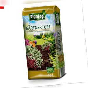 Gärtnertorf Plantop 70 Liter NEU Torf Gärtnerqualität Pflanzen-Erde Blumenerde