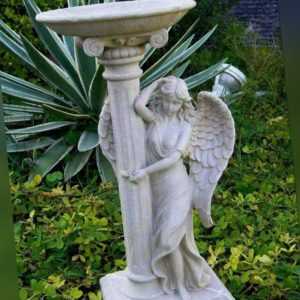 Gartenfigur 45 cm Engel 28624 D Gartendeko Pflanztopf Blumentopf Blumenschale