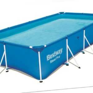 Bestway 56405 Frame Pool Stahlrohrbecken 400x211x81cm Family Schwimmbecken Pool