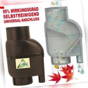 REGENSAMMLER REGEN FILTER FALLROHRFILTER REGEN TONNE FASS WASSER GARTEN FÜR ROHR