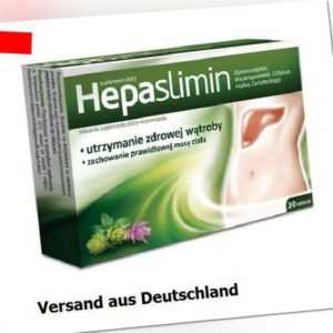 HEPASLIMIN 30 Tabletten  Leberunterstützung Abnehmen Gewichtsverlust Leber