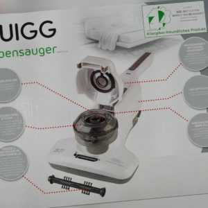 Quigg Akku-Milbensauger Staubsauger Allergikerfreundlich Hepa