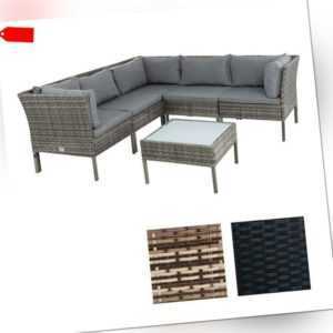 Polyrattan Lounge Set Rattan Gartenmöbelset Gartenset Sitzgruppe Gartenlounge