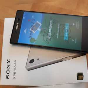 Sony Xperia Z5 32GB  > Schwarz  / simlock- und vertragsfrei / komplett foliert